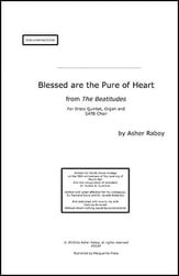 Blessed are the Pure of Heart SATB choral sheet music cover